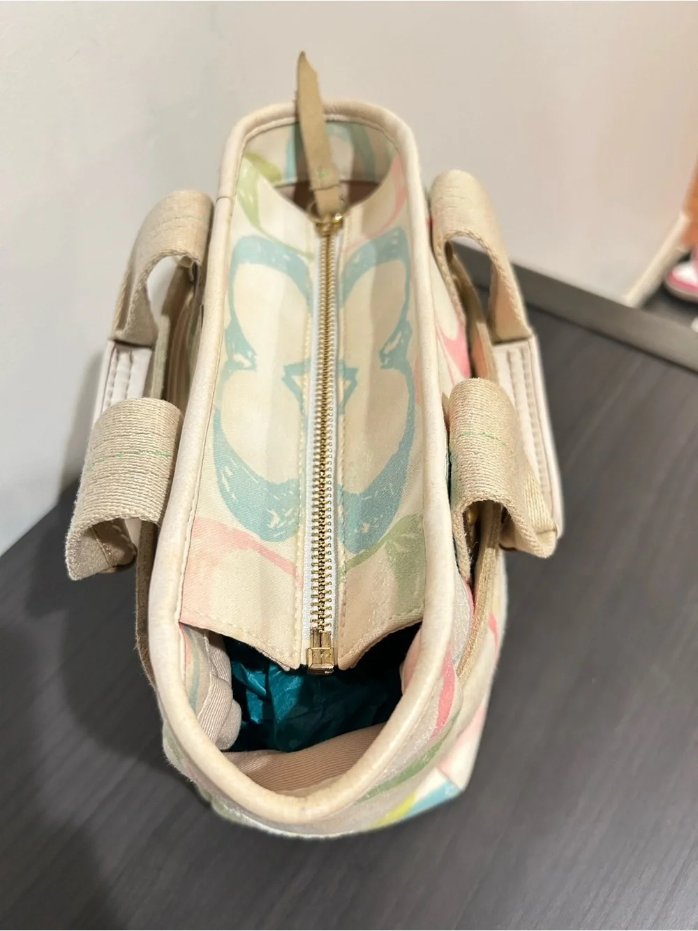 Coach Vintage Hampton Signature Scribble Mini Tote Bag GUC